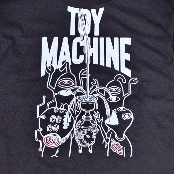 �ȥ��ޥ����� TOY MACHINE ����T BLOOD HAND LONG TEE Ĺµ T����� ���åȥ��� �ȥåץ� ��� M-XL �֥�å� �ۥ磻�� TMFELT2 ��ñ�ʹ����ξ��ϥ᡼����ȯ���ۡڥ������