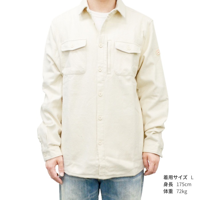 GLOBE �������� ����ĥ��㥱�å� Wanderer Shacket �����奢�륷��� �ȥåץ� �������� ��� M-XL ���եۥ磻�� GB02004000 ������̵���ۡڥ������