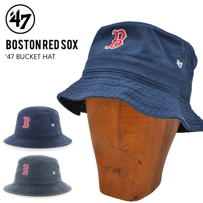 '47 եƥ֥ ϥå RED SOX '47 BUCKET HAT CAP Хåȥϥå å ˹ åɥå ͥӡ ñʹξϥͥݥȯ̵ۡ