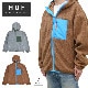 HUF �ϥ� ���㥱�å� FORT POINT SHERPA JACKET ������� �ե꡼�����㥱�å� �ܥ����㥱�å� �������� �֥륾�� ��� S-XL �֥饦�� ���졼 JK00326 ������̵����