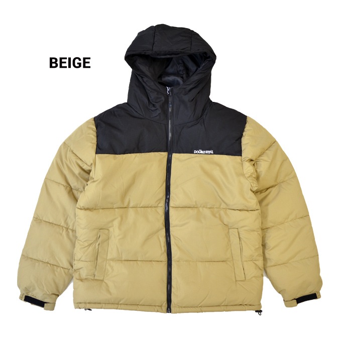 DOUBLE STEAL (֥륹ƥ) 㥱å HOOD DOWN JACKET ʥ㥱å ʥ󥸥㥱å  M-XL ֥å ١ 796-62050 ڥ̵ۡ