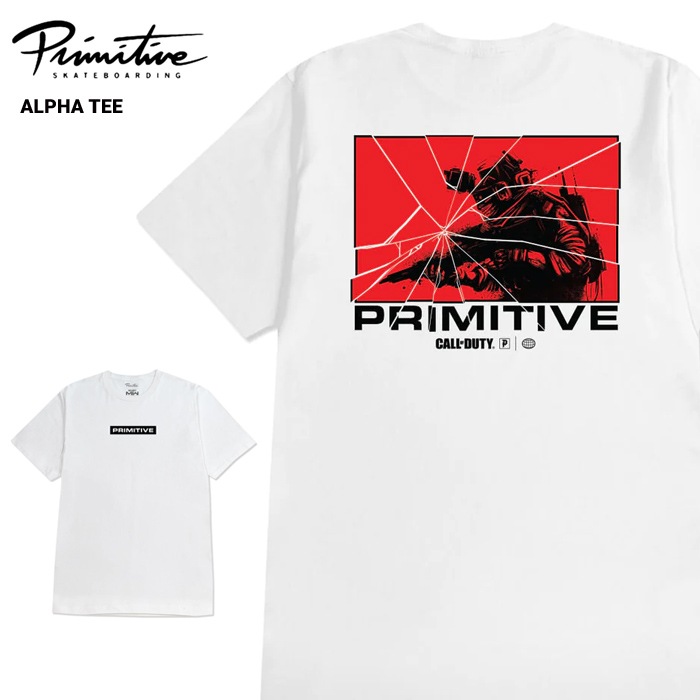 PRIMITIVE �� CALL OF DUTY �ץ�ߥƥ��� �� �����륪�֥ǥ塼�ƥ� T����� ALPHA S/S TEE Ⱦµ ���åȥ��� �ȥåץ� ��� M-XL �ۥ磻�� ��ñ�ʹ����ξ��ϥ᡼����ȯ���ۡ�����̵���ۡڥ������