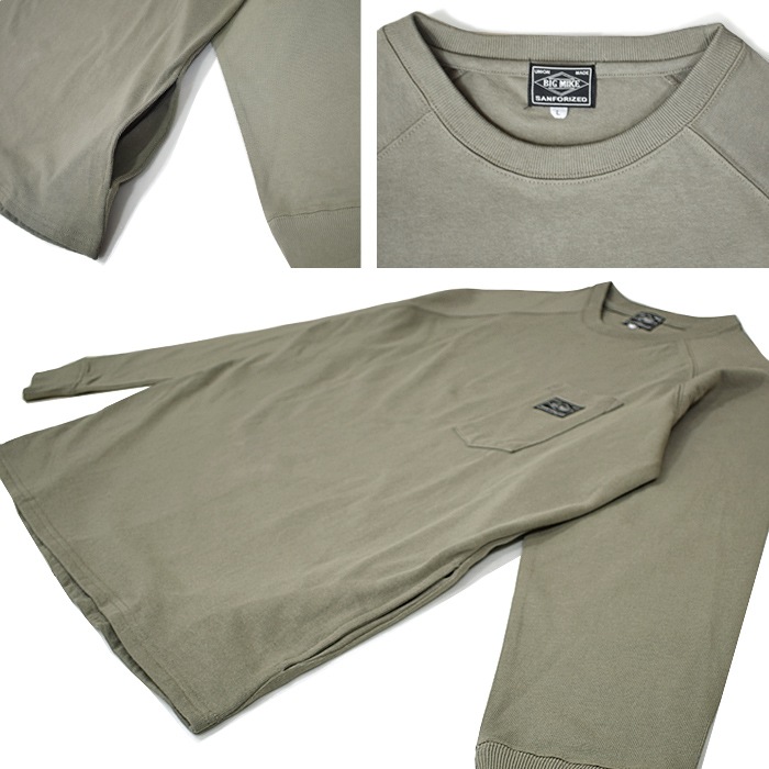 BIG MIKE �ӥå��ޥ��� ����T 10oz SUNGLASSES 3 POCKET L/S TEE Ĺµ T����� ���åȥ��� �ȥåץ� ��� M-XL 102538712 ��ñ�ʹ����ξ��ϥ᡼����ȯ����