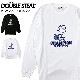 DOUBLE STEAL ���֥륹�ƥ����� ����T �Х������֥� ĹµT����� DOUBZ L/S T-SHIRT TEE ���åȥ��� �ȥåץ� ��� M-XL �֥�å� �ۥ磻�� 934-15006 ��ñ�ʹ����ξ��ϥ᡼����ȯ���ۡ�����̵���ۡڥ������