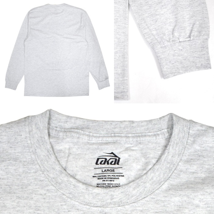 LAKAI �� POLER �饫�� �ݡ��顼 ����T OUTDOOR STUFF LS TEE Ĺµ T����� ���åȥ��� �ȥåץ� ��� M-XL ���졼 ��ñ�ʹ����ξ��ϥ᡼����ȯ����