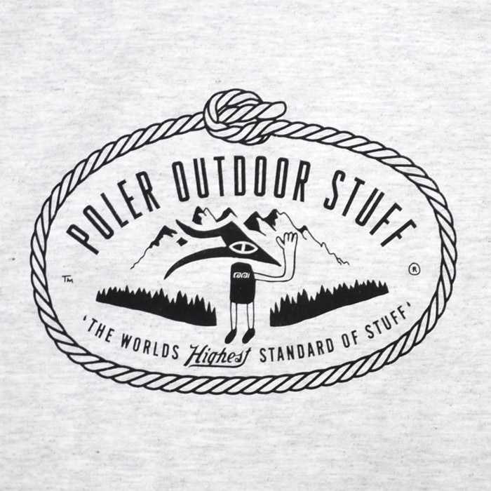 LAKAI �� POLER �饫�� �ݡ��顼 ����T OUTDOOR STUFF LS TEE Ĺµ T����� ���åȥ��� �ȥåץ� ��� M-XL ���졼 ��ñ�ʹ����ξ��ϥ᡼����ȯ����