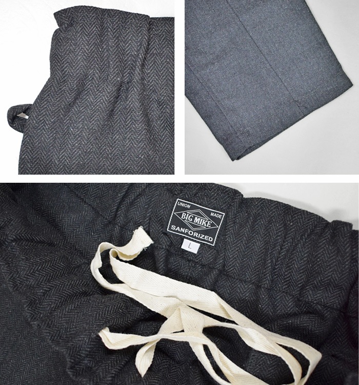 BIG MIKE ӥåޥ ѥ HERRINGBONE EASY PANTS إܡ ѥ  M-XL 102547607 ̵