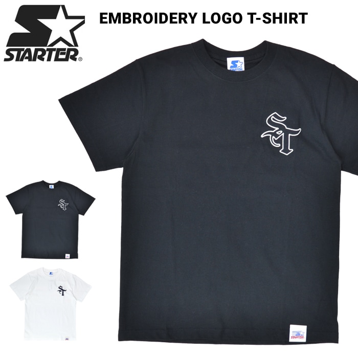 STARTER  T EMBROIDERY LOGO TEE ɤ夦åڥT Ⱦµ åȥ ȥåץ M-XL X58710J ñʹξϥͥݥȯ̵ۡ