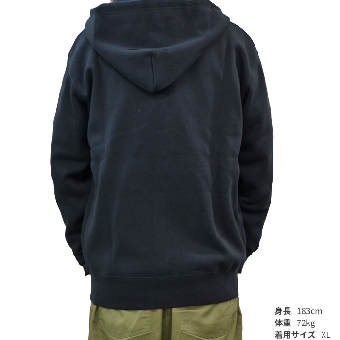 DOUBLE STEAL ���֥륹�ƥ����� ���åץѡ����� DS CREW ZIP UP HOODIE �������å� �ե꡼�� Ĺµ �ȥåץ� ��� M-XL �֥�å� 926-62106 ������̵���ۡڥ������