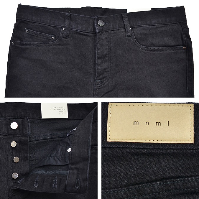 mnml ߥ˥ޥ ǥ˥ M1 Stretch Denim Black M1ǥ˥  ǥ˥ѥ ȥå ᡼ù  ơѡ ˡ å  ̵