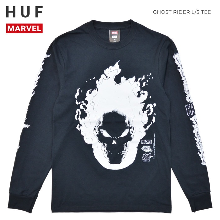 HUF × MARVEL ハフ × マーベル ロンT GHOST RIDER L/S TEE 長袖 T