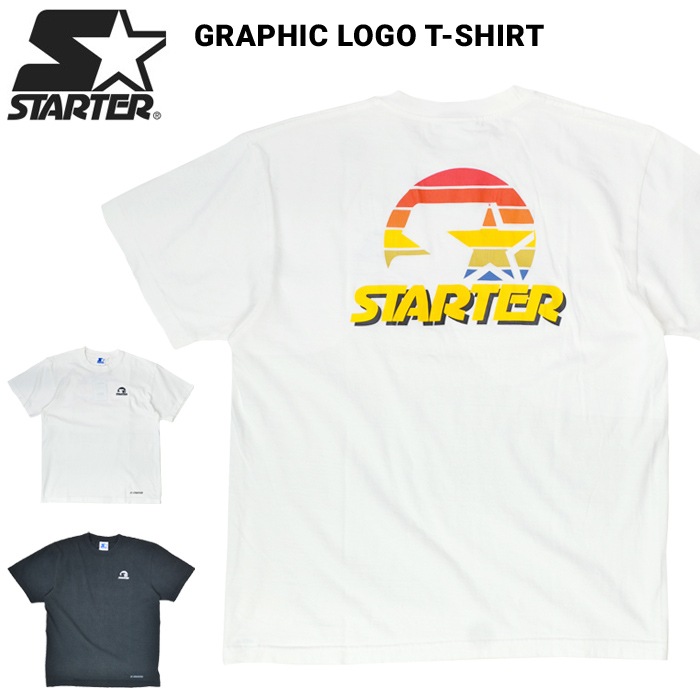 STARTER ���������� T����� GRAPHIC LOGO TEE �ե����Ȳù��Ҥӳ��ץ���T����� Ⱦµ ���åȥ��� �ȥåץ� M-XL X58756J ��ñ�ʹ����ξ��ϥͥ��ݥ���ȯ���ۡ�����̵����