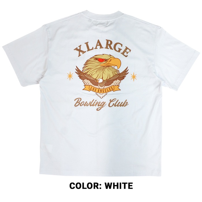 XLARGE �������ȥ�顼�� T����� BOWLING CLUB S/S TEE Ⱦµ ���åȥ��� �ȥåץ� ��� M-XL �֥�å� �ۥ磻�� 101232011038 ��ñ�ʹ����ξ��ϥ᡼����ȯ���ۡ�����̵���ۡڥ������