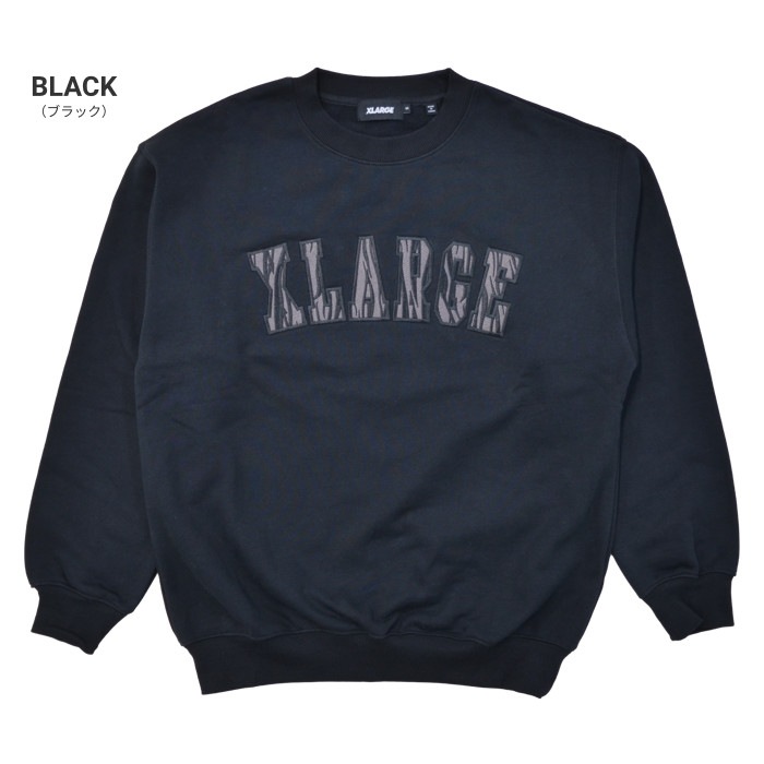 XLARGE �������ȥ�顼�� �ȥ졼�ʡ� EMBROIDERY ZEBRA LOGO CREWNECK SWEAT ���롼�ͥå� �������å� �ե꡼�� ��� ���꡼�� �֥�å� S-XL 101221012014 ������̵����