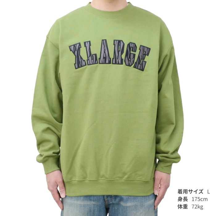 XLARGE �������ȥ�顼�� �ȥ졼�ʡ� EMBROIDERY ZEBRA LOGO CREWNECK SWEAT ���롼�ͥå� �������å� �ե꡼�� ��� ���꡼�� �֥�å� S-XL 101221012014 ������̵����