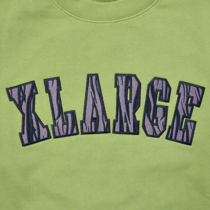 XLARGE �������ȥ�顼�� �ȥ졼�ʡ� EMBROIDERY ZEBRA LOGO CREWNECK SWEAT ���롼�ͥå� �������å� �ե꡼�� ��� ���꡼�� �֥�å� S-XL 101221012014 ������̵����