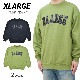 XLARGE �������ȥ�顼�� �ȥ졼�ʡ� EMBROIDERY ZEBRA LOGO CREWNECK SWEAT ���롼�ͥå� �������å� �ե꡼�� ��� ���꡼�� �֥�å� S-XL 101221012014 ������̵����