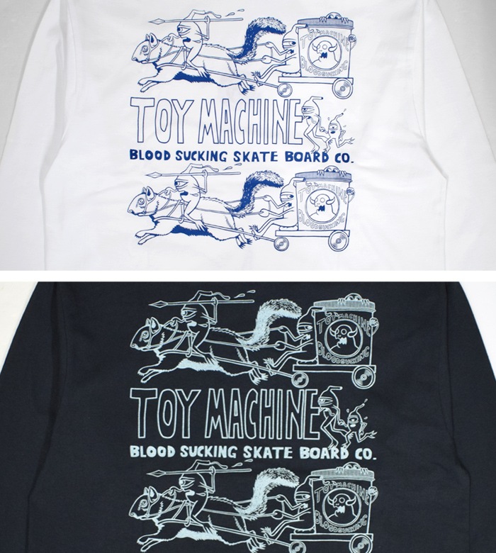 �ȥ��ޥ����� TOY MACHINE ����T TALLY HO MNSTR LONG TEE Ĺµ T����� ���åȥ��� �ȥåץ� ��� M-XL �֥�å� �ۥ磻�� TMFELT11 ��ñ�ʹ����ξ��ϥ᡼����ȯ���ۡڥ������
