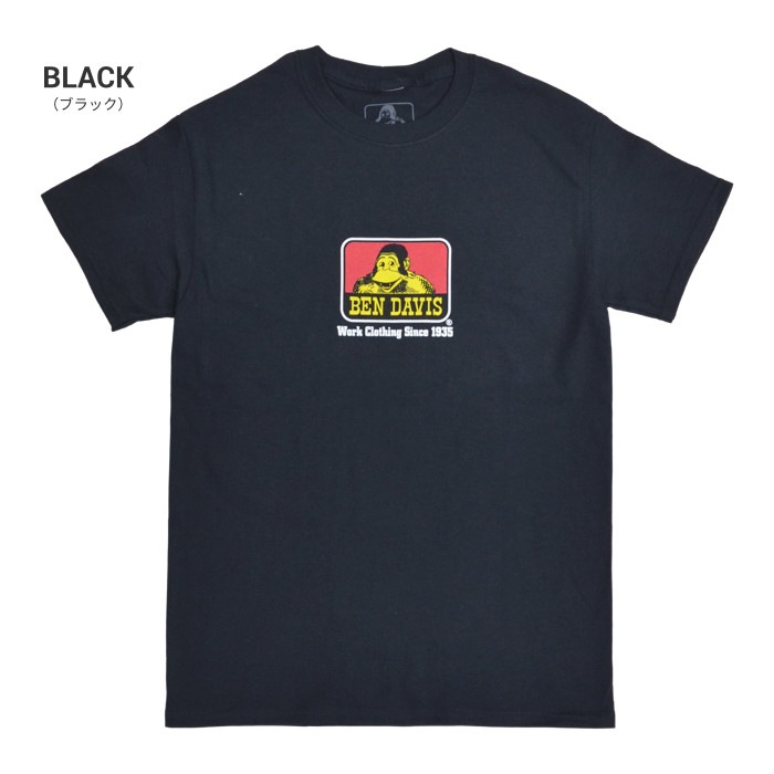 BEN DAVIS �٥�ǥ��ӥ� T����� CLASSIC LOGO TEE Ⱦµ ���åȥ��� �ȥåץ� USA��ǥ� ��� �֥�å� �ۥ磻�� S-XL 9063 9065 ��ñ�ʹ����ξ��ϥ᡼����ȯ���ۡ�����̵����
