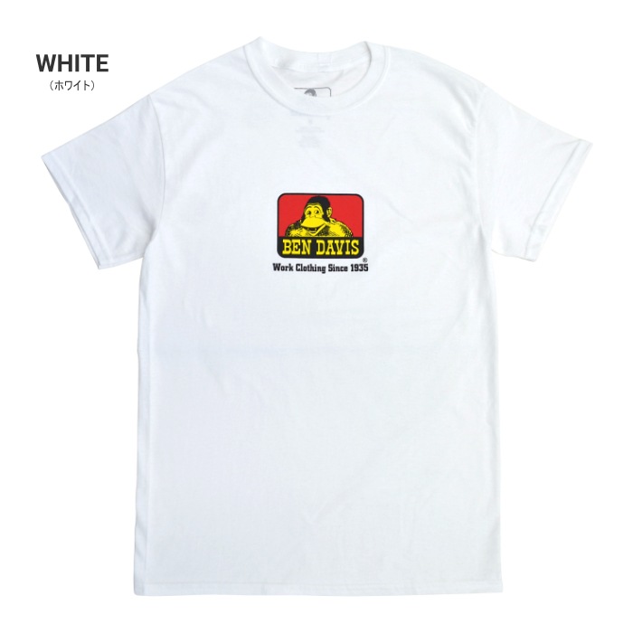 BEN DAVIS �٥�ǥ��ӥ� T����� CLASSIC LOGO TEE Ⱦµ ���åȥ��� �ȥåץ� USA��ǥ� ��� �֥�å� �ۥ磻�� S-XL 9063 9065 ��ñ�ʹ����ξ��ϥ᡼����ȯ���ۡ�����̵����