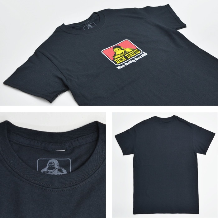 BEN DAVIS �٥�ǥ��ӥ� T����� CLASSIC LOGO TEE Ⱦµ ���åȥ��� �ȥåץ� USA��ǥ� ��� �֥�å� �ۥ磻�� S-XL 9063 9065 ��ñ�ʹ����ξ��ϥ᡼����ȯ���ۡ�����̵����