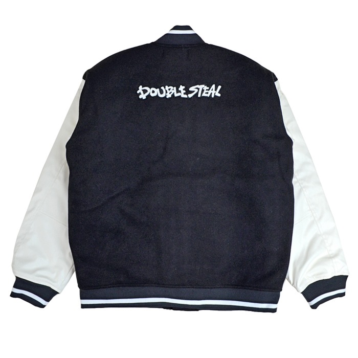 DOUBLE STEAL ֥륹ƥ 㥱å TAGGING LOGO STADIUM JACKET ॸ㥱å   ֥륾  M-XL ֥å 726-32114 ̵ۡڥ