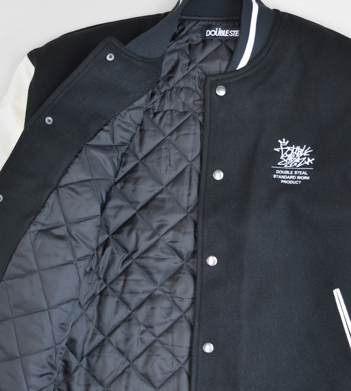 DOUBLE STEAL ֥륹ƥ 㥱å TAGGING LOGO STADIUM JACKET ॸ㥱å   ֥륾  M-XL ֥å 726-32114 ̵ۡڥ