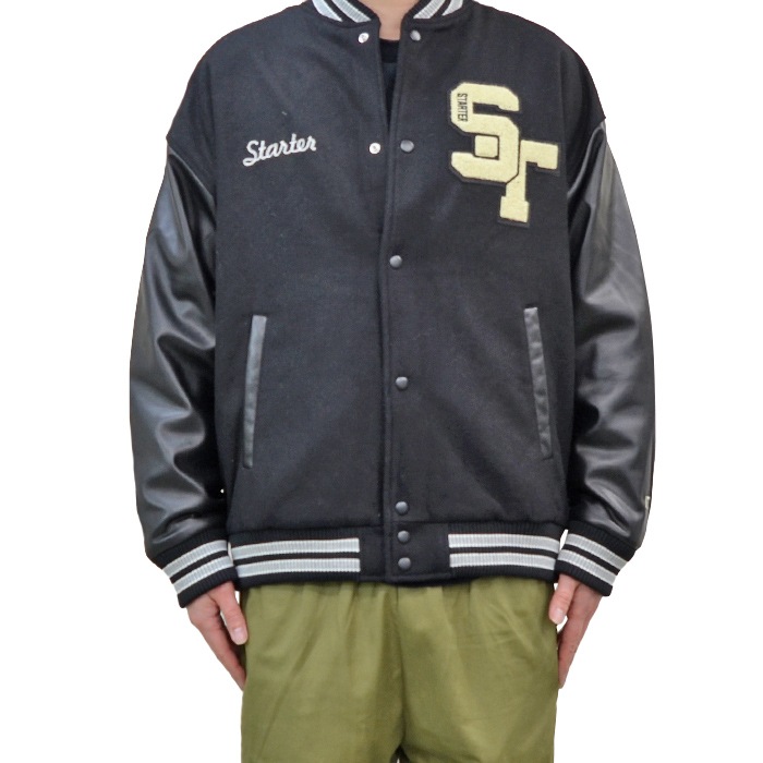 STARTER ���������� �ե��������ȥ󥸥㥱�å� ��������� ���������ॸ�㥱�å� �������� �֥륾�� ��� M-XL �֥�å� �֥롼 �磻�� X51027D ������̵���ۡڥ������