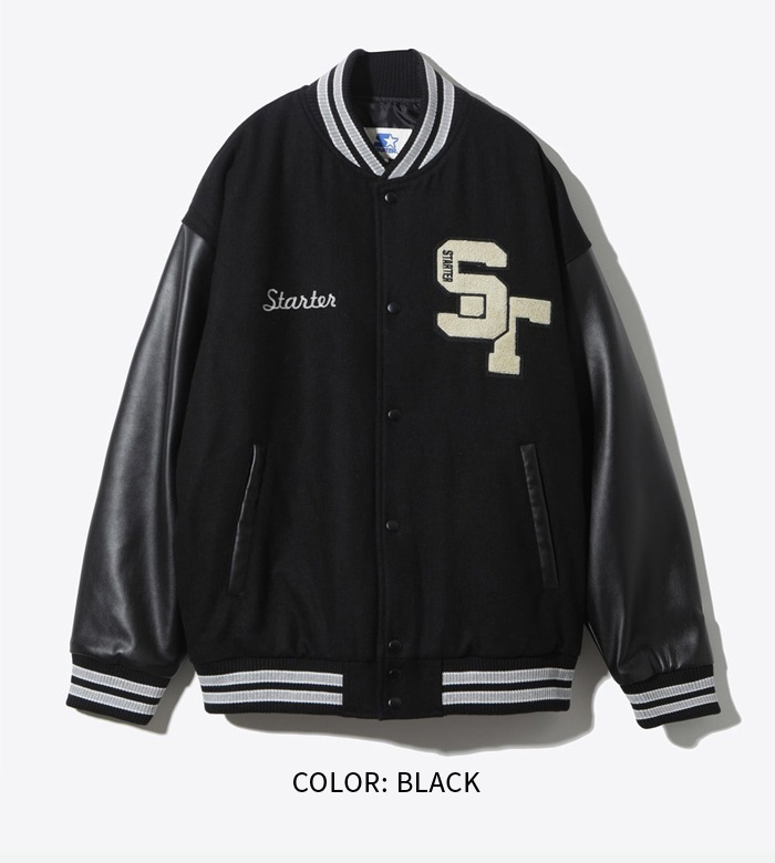 STARTER ���������� �ե��������ȥ󥸥㥱�å� ��������� ���������ॸ�㥱�å� �������� �֥륾�� ��� M-XL �֥�å� �֥롼 �磻�� X51027D ������̵���ۡڥ������