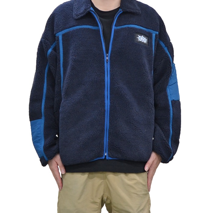 HUF �ϥ� ���㥱�å� LIVINGSTON SHERPA JACKET ������ѥ��㥱�å� �ե꡼�����㥱�å� �ܥ����㥱�å� �������� �֥륾�� ��� M-XL JK00407 ������̵���ۡڥ������