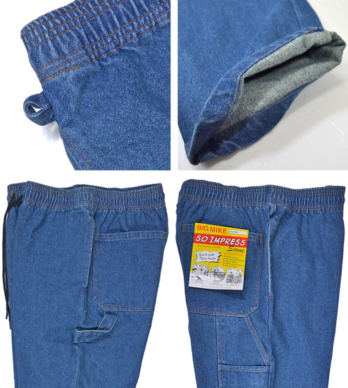 BIG MIKE �ӥå��ޥ��� �ѥ�� DENIM PAINTER EASY PANTS �ǥ˥� �ڥ��󥿡� ���������ѥ�� ��� M-XL 102417000 ������̵����