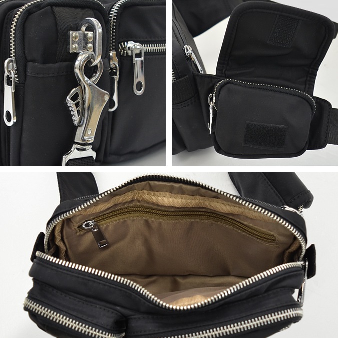 mnml �ߥ˥ޥ� CROSS BODY BAG �ܥǥ��Хå� ���������Хå� �Ф᤬���Хå� �������ȥХå� �� ��� ��ǥ����� ��˥��å��� ������̵����