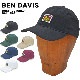 BEN DAVIS �٥�ǥ��ӥ� ����å� UNSTRUCTURED BALL CAP ˹�� ���ȥ�åץХå�����å� 6�ѥͥ륭��å� USA��ǥ� 9230