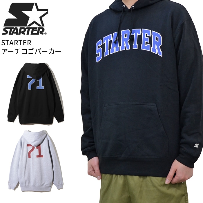 STARTER スターター アーチロゴパーカー プルオーバー スウェット