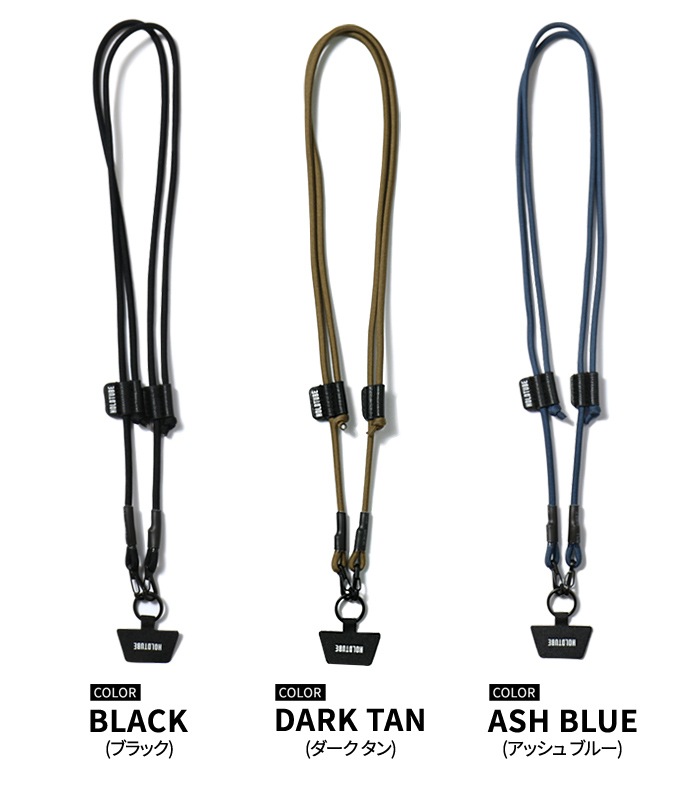 HOLDTUBE �ۡ���ɥ��塼�� �����������ȥ�å� SHOULDER STRAPS 4mm ������ ROPE ���ޥۥ������� ���������ݥ��å��� ���������� ��ե��� �ϥ����� ������ �����ȥɥ� �ڥ᡼�����б��ġ�