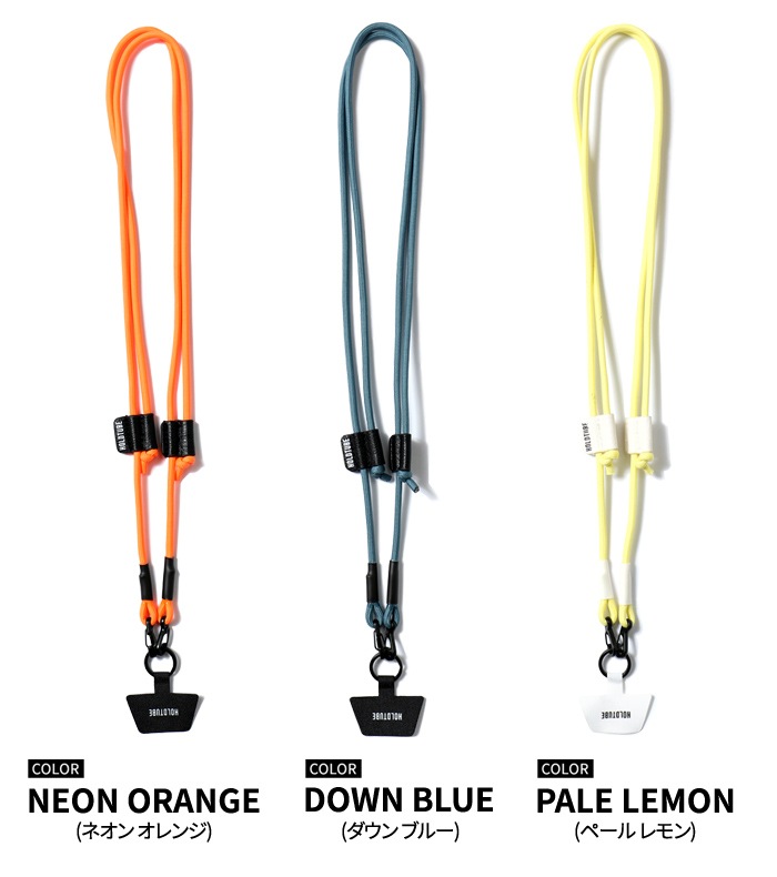 HOLDTUBE �ۡ���ɥ��塼�� �����������ȥ�å� SHOULDER STRAPS 4mm ������ ROPE ���ޥۥ������� ���������ݥ��å��� ���������� ��ե��� �ϥ����� ������ �����ȥɥ� �ڥ᡼�����б��ġ�