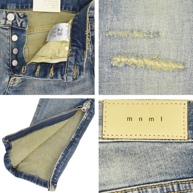 mnml ߥ˥ޥ M34 Stretch Denim M34ǥ˥  ǥ˥ѥ ȥå ᡼ù  ˡ å  ̵