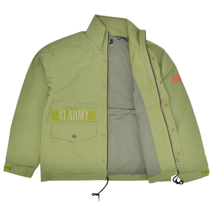 XLARGE ȥ顼 㥱å MILITARY RIPSTOP JACKET ߥ꥿꡼ åץȥå 㥱å  ֥륾  S-XL ꡼ 101221021008 ̵