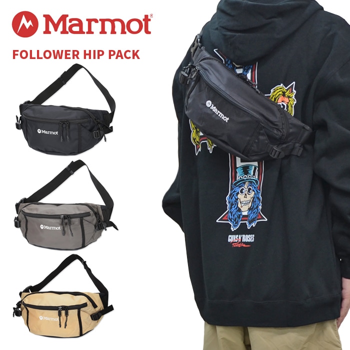 MARMOT �ޡ���å� �Хå� FOLLOWER HIP PACK �������ȥХå� ���������Хå� �ҥåץѥå� �ܥǥ��Хå� TSFUB205 ������̵����