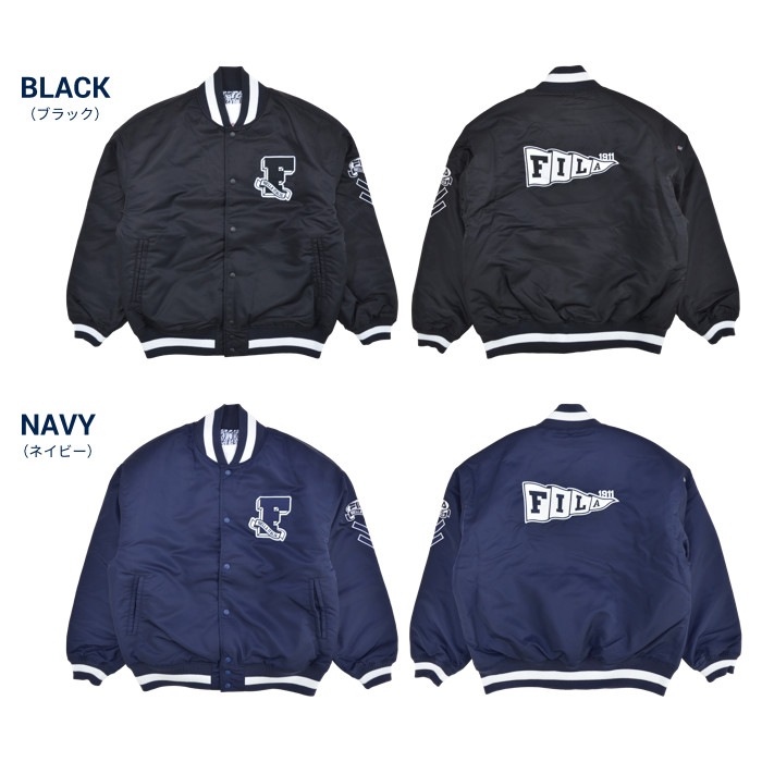 FILA HERITAGE ե إơ AWARD JACKET ॸ㥱å  ɥ㥱å   ֥륾 FS3066 M-XL ֥å ͥӡ ̵ۡڥ