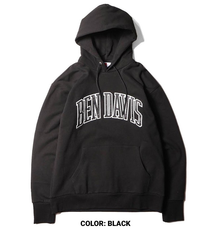 BEN DAVIS �٥�ǥ��ӥ� �ѡ����� COLLEGE SWEAT PARKA �������å� �ե꡼�� M-XL BDZ2-3000 ������̵����