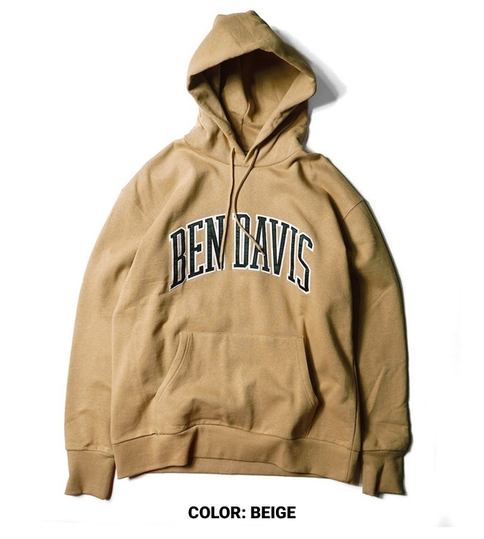BEN DAVIS �٥�ǥ��ӥ� �ѡ����� COLLEGE SWEAT PARKA �������å� �ե꡼�� M-XL BDZ2-3000 ������̵����