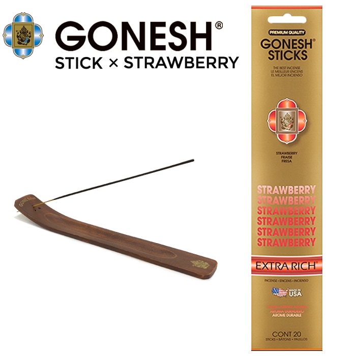GONESH �����ͥå��� ���ȥ��٥꡼ STRAWBERRY ���ƥ��å� STICK ���� ���󥻥󥹥��ƥ��å� 20������ ���� ������ ��� �ڥ᡼�����б��ġ�