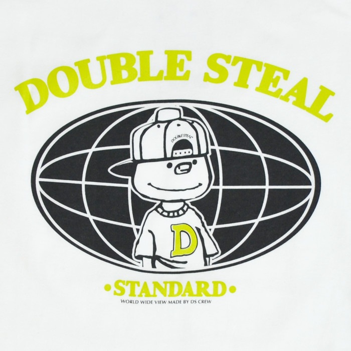 DOUBLE STEAL ���֥륹�ƥ����� ����T GLOBAL DOUBZ LOGO L/S T-SHIRT TEE Ĺµ T����� ���åȥ��� �ȥåץ� ��� M-XL �֥�å� �ۥ磻�� 925-14057 ��ñ�ʹ����ξ��ϥ᡼����ȯ���ۡ�����̵���ۡڥ������