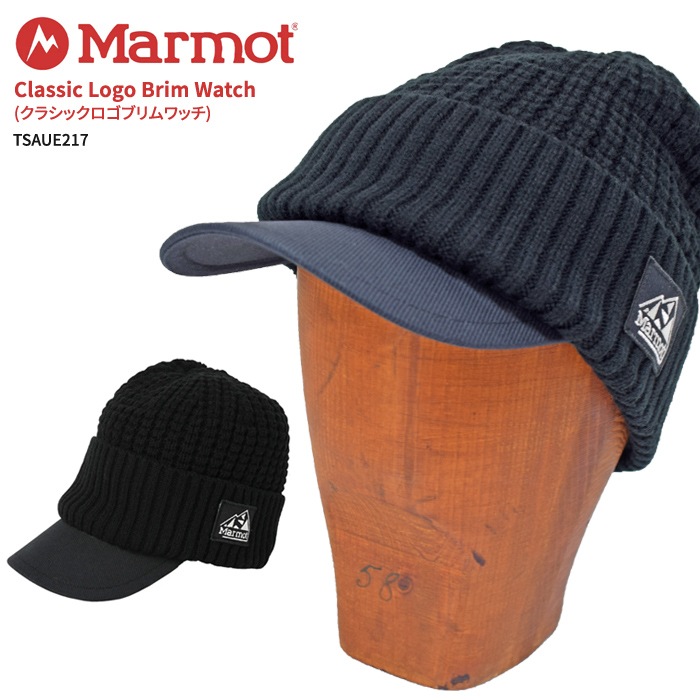 MARMOT �ޡ���å� ����å� CLASSIC LOGO BRIM WATCH ���饷�å������֥���å� �ĥ��դ� �˥åȥ���å� �˥å�˹ TSAUE217 ��ñ�ʹ����ξ��ϥ᡼����ȯ���ۡ�����̵����