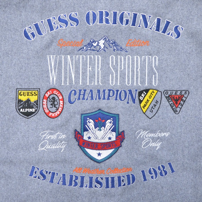 GUESS  㥱å GO LINCOLN VARSITY JACKET Сƥ㥱å  ॸ㥱å  ֥륾  M-XL 졼 'M1RN06WEI00 ̵ۡڥ