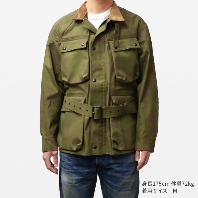 RRL ���֥륢���륨�� Ralph Lauren ���ե������ CAMO COTTON BLEND JACKET ���� ���åȥ�֥��� ���㥱�å� �ߥ꥿�꡼���㥱�å� �º��� ��� �������� �ڥ������