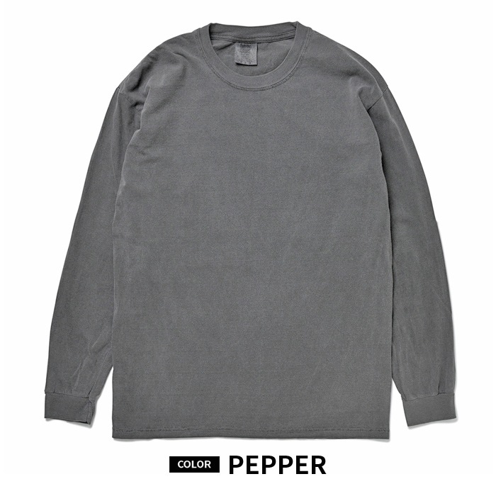 COMFORT COLORS եȥ顼 T ȥ 6.1 Ĺµ Garment Dyed 6.1 oz Long Sleeve Tee åȥ ȥåץ ̵T  S-XL 6014 ڥ᡼бġ