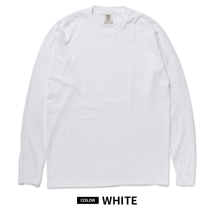 COMFORT COLORS եȥ顼 T ȥ 6.1 Ĺµ Garment Dyed 6.1 oz Long Sleeve Tee åȥ ȥåץ ̵T  S-XL 6014 ڥ᡼бġ