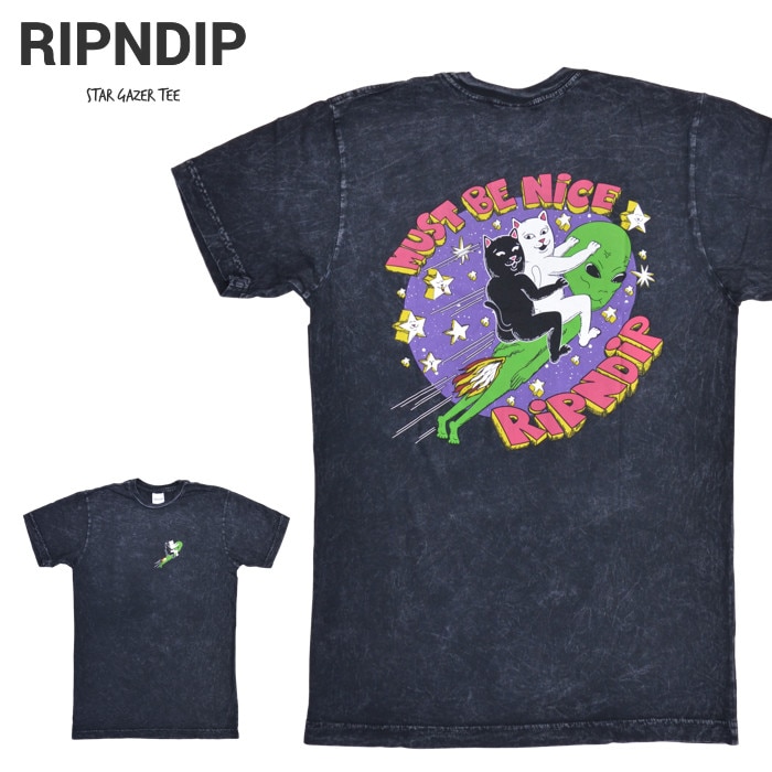 RIPNDIP åץǥå T STAR GAZER TEE Ⱦµ åȥ ȥåץ S-XL ֥å RND6076 ñʹξϥͥݥȯ̵ۡ